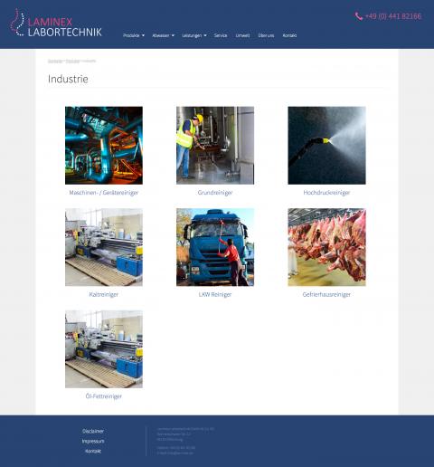 Laminex web design
